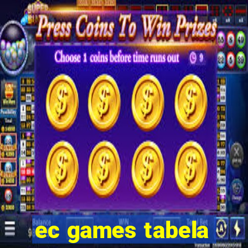 ec games tabela